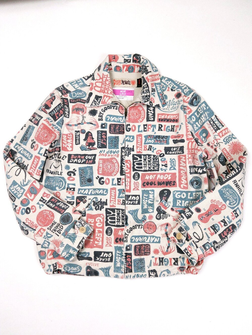 Deus Ex Machina Paul McNeil Goofy Patrol Trucker Jacket Worn On Broadway Men's M